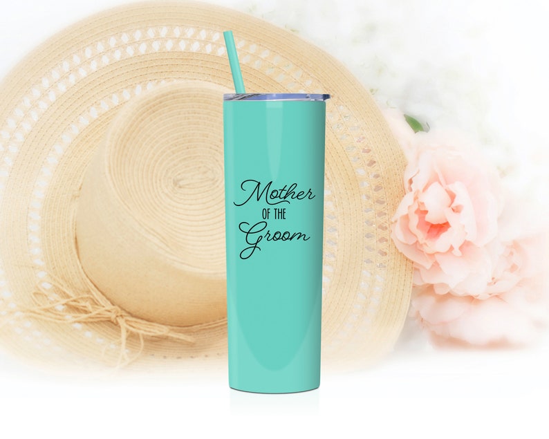 Mother of the Bride or Mother of the Groom Tumbler Stepmother of the Bride or Groom Gift Stepmom of the Bride Cup Mother of the Bride Mint