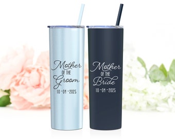 Mother of the Groom Gift | Mother of the Bride Custom Tumbler | Mother of the Bride Gift | Father of the Bride | Gift for Mom Bonus Mom Gift