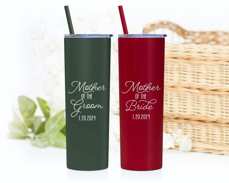 Mother of the Bride or Mother of the Groom Tumbler Stepmother of the Bride or Groom Gift Stepmom of the Bride Cup Mother of the Bride image 4