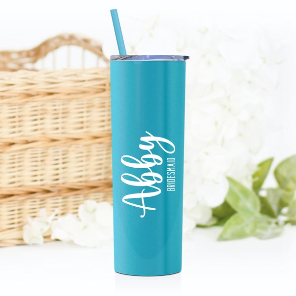 Personalized Maid of Honor Tumbler | Matron of Honor Gift | Bridesmaid Tumbler | Maid of Honor Gift | Gift for Bridesmaid