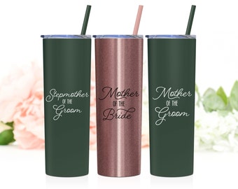 Mother of the Bride Gift | Mother of the Groom Tumbler | Father of the Bride Gift | Stepmom Gift | Parents of the Bride | UV Print S7