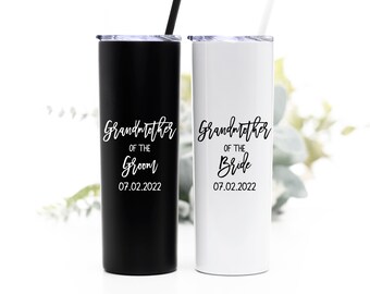 Personalized Grandmother of the Bride Tumbler: 20 oz Insulated Stainless Steel