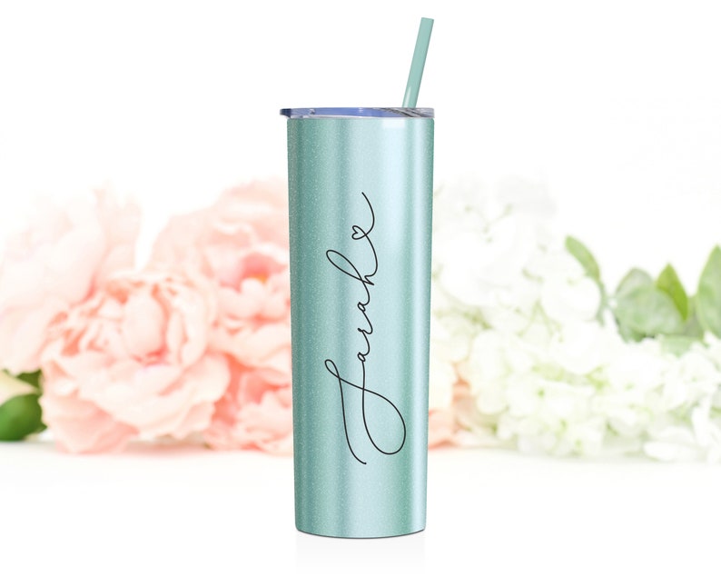 Maid of honor tumbler, matron of honor gift, mother of the bride tumbler, bridesmaid cup with name, gifts for bridesmaids, 20 ounce stainless steel tumbler with lid and straw, personalized with direct UV Print