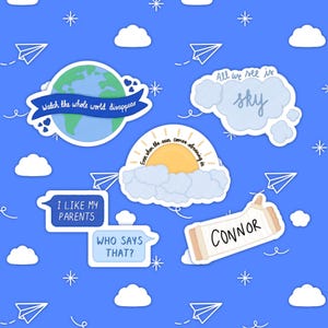 Dear Evan Hansen Musical Inspired Vinyl Sticker Set
