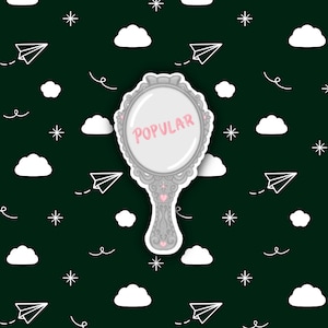 Wicked Musical Inspired Popular Mirror Vinyl Sticker