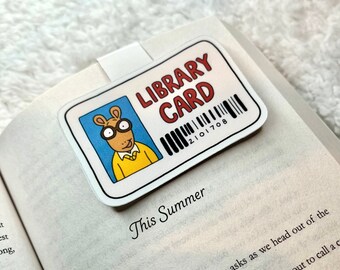 Arthur Library Card | Etsy
