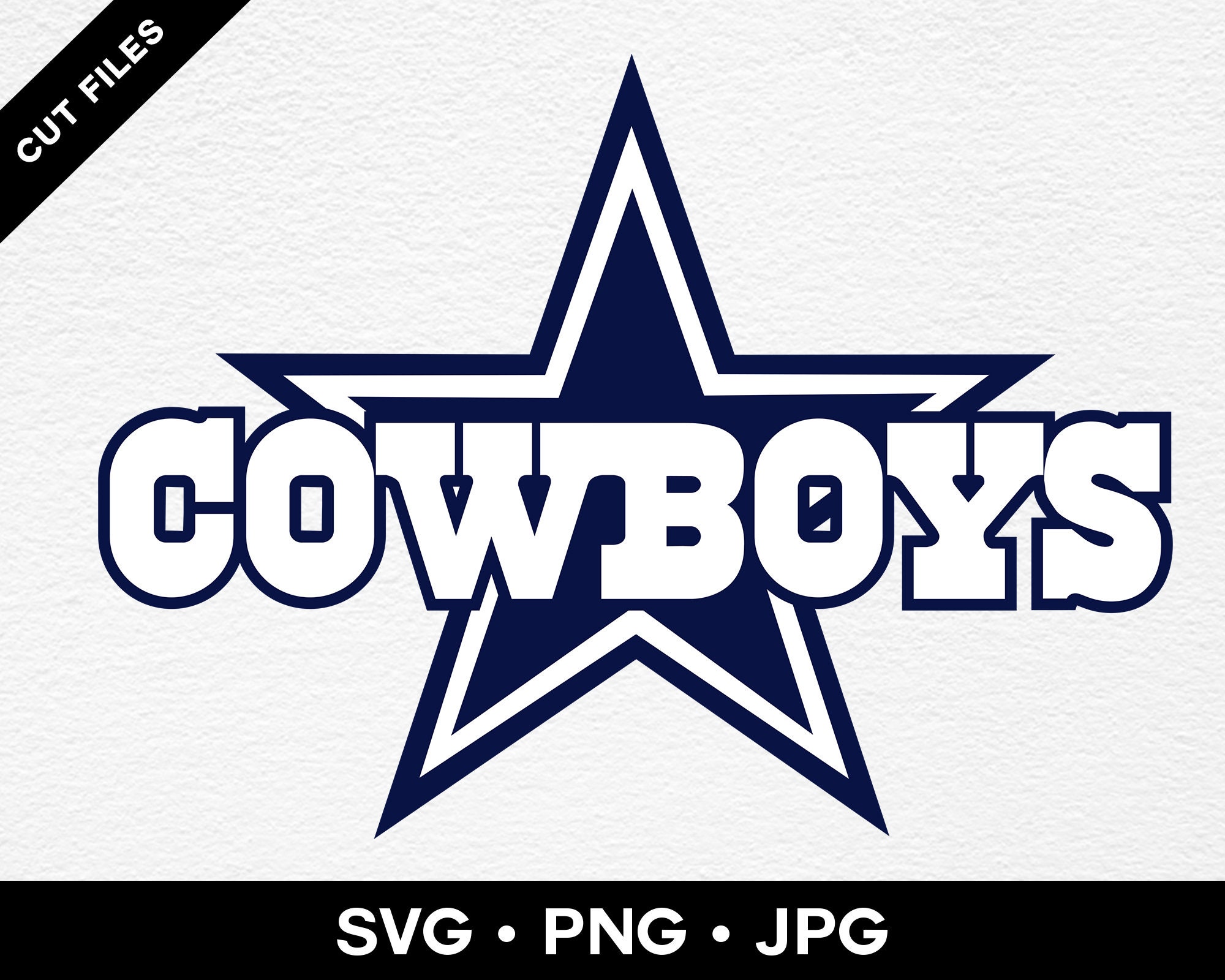 Dallas Cowboys Logo Svg Dallas Cowboys Vector Cricut Files | Etsy