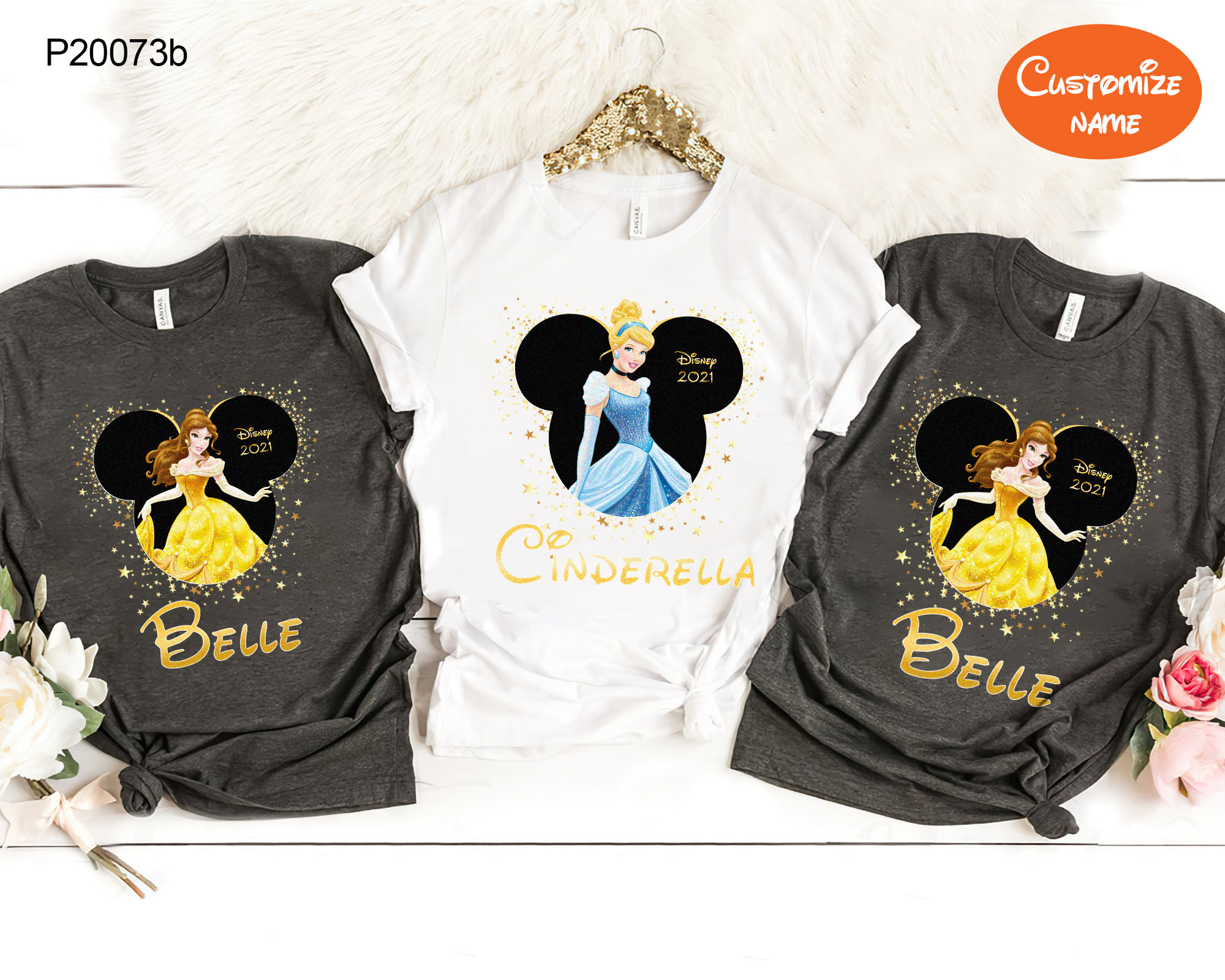 custom disney princess shirts
