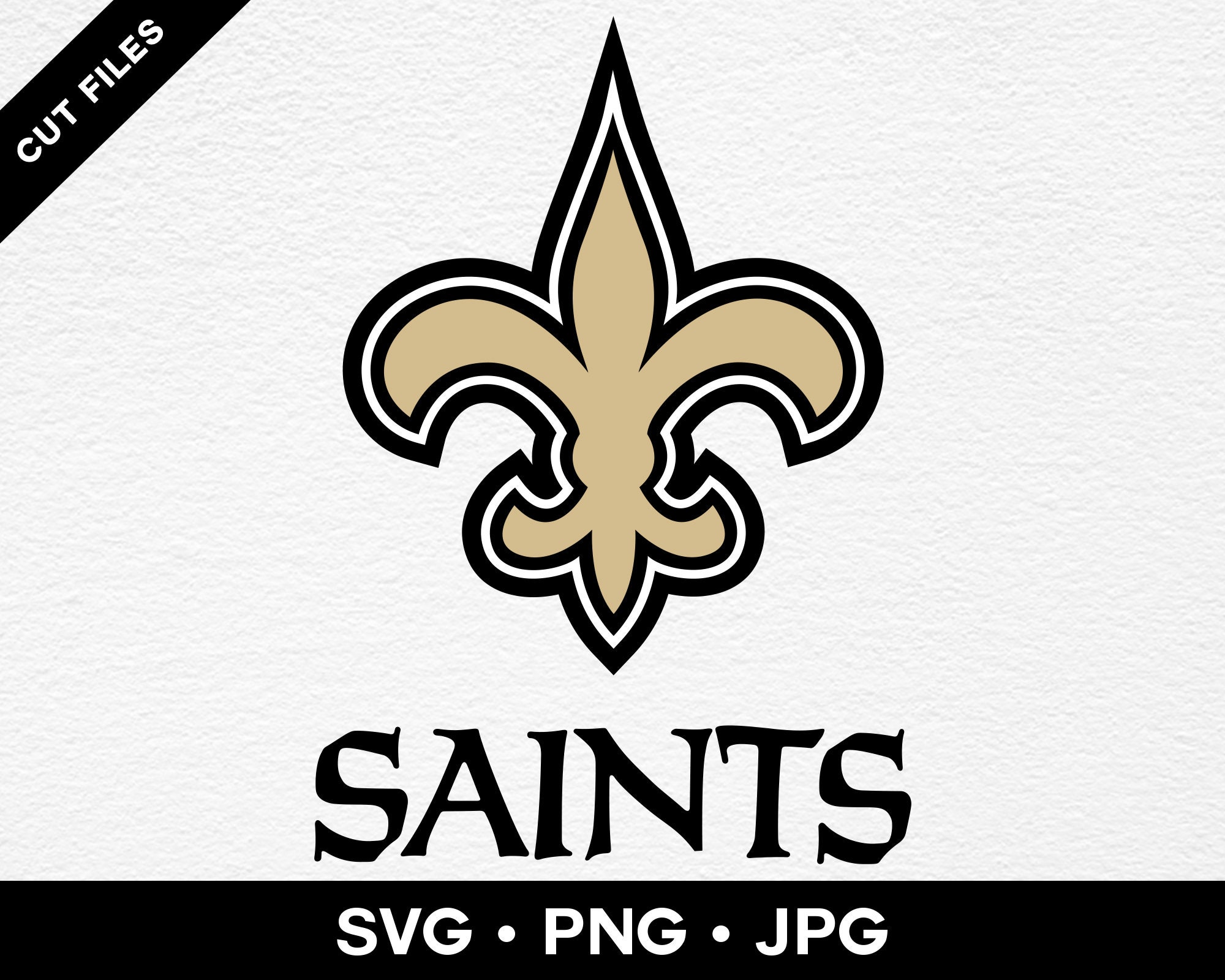 New Orleans Saints Logo Svg NFL Saints Logo Cricut Files | Etsy