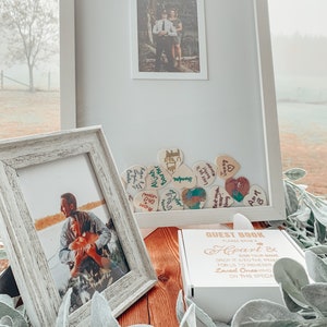 Heart Drop Guest Book Alternative: Wedding, Anniversary, Baby Shower Keepsake