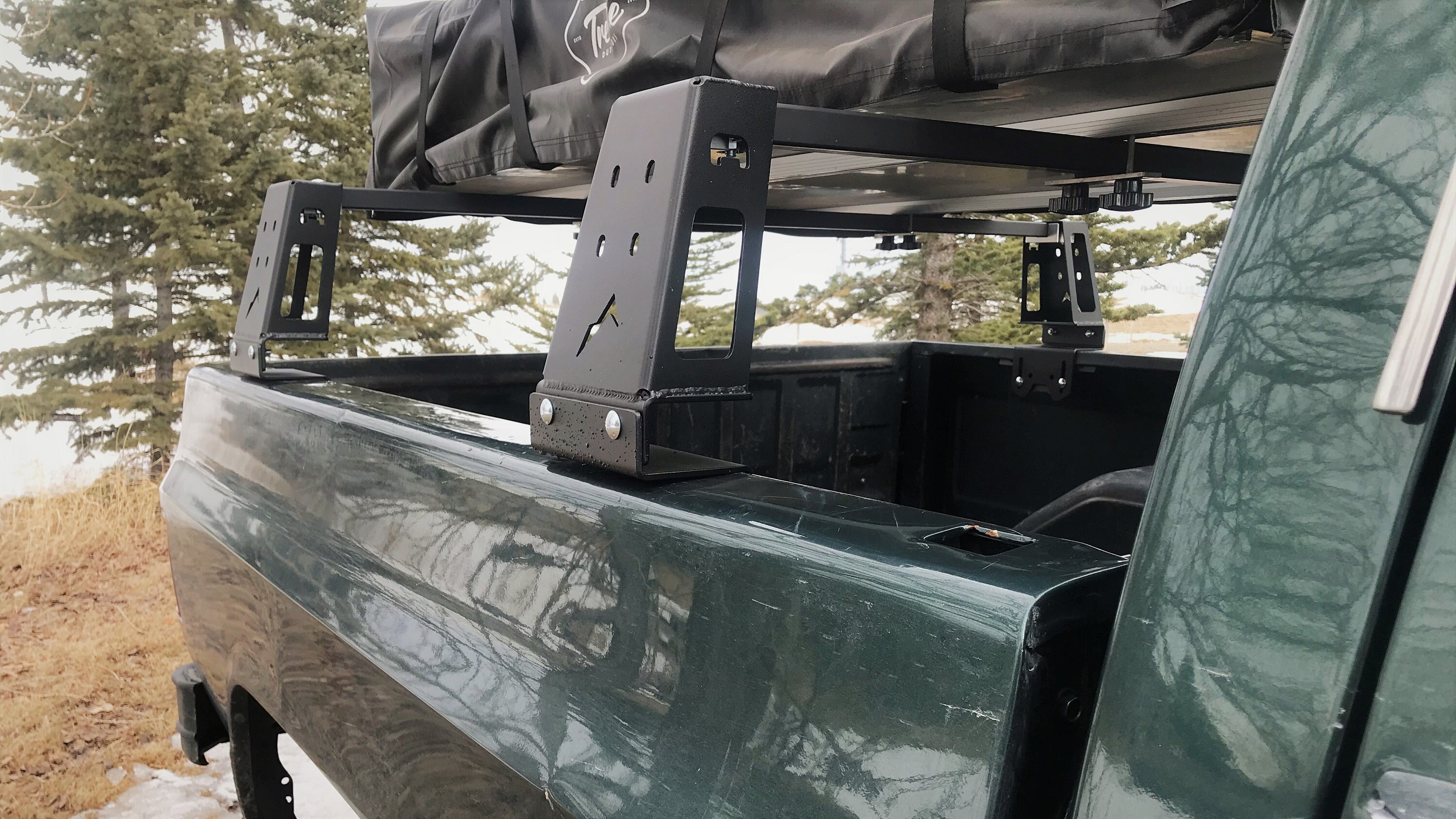 Stealth Truck Bed Rack Overland Tent Rack Bed Cage Etsy