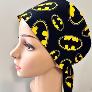 Heroes scrub cap/ movies, cartoons theme for medical professionals