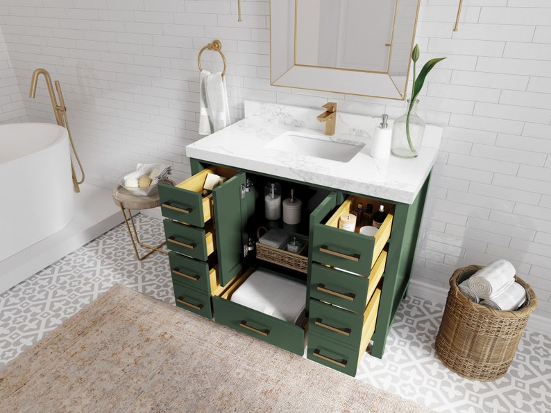 Malibu 42 In. W X 22 In. D Single Sink Bathroom Vanity in Lafayette