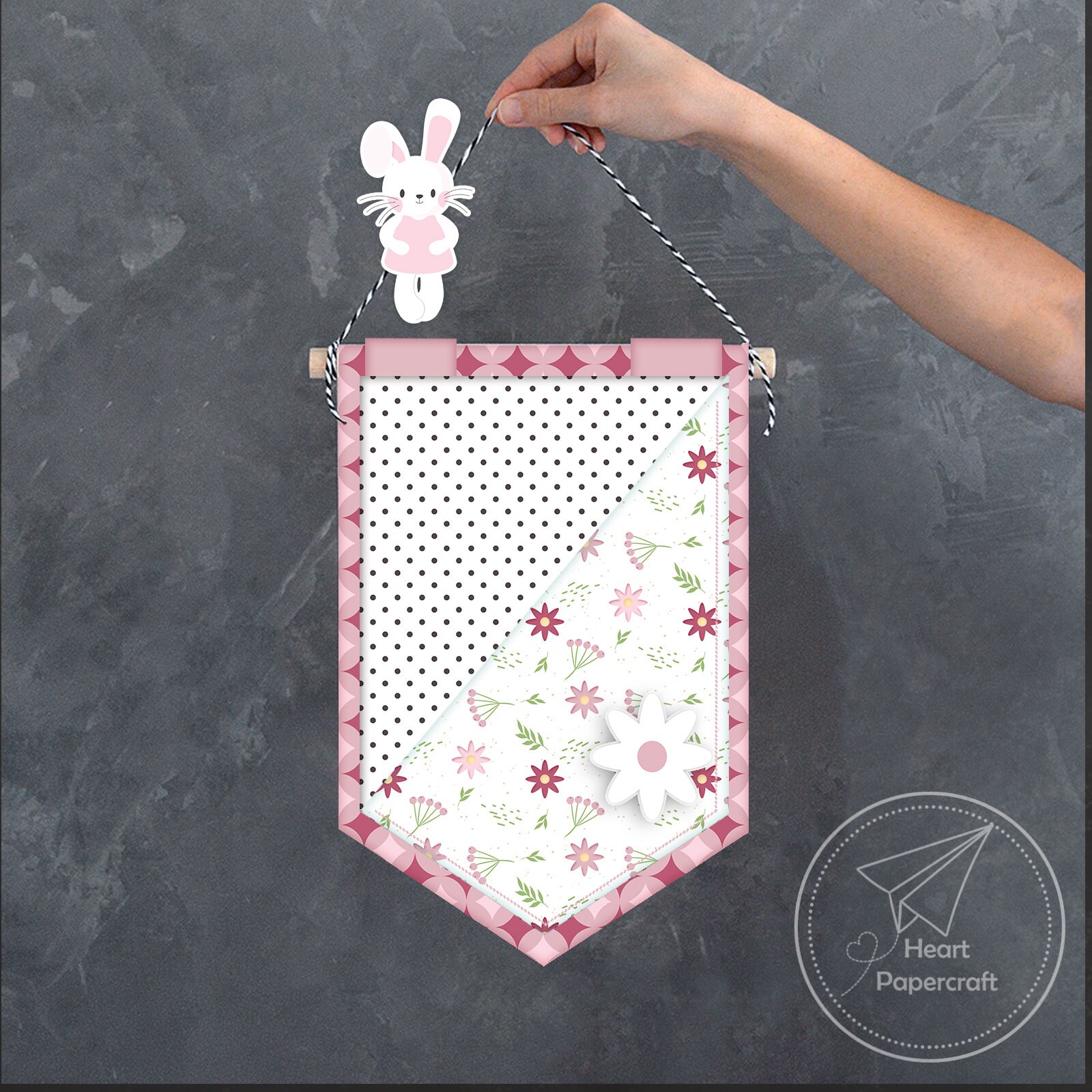 Easter Cute Little Bunny Digital Paper Pack Printable Easter Background ...