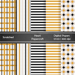 Scratched Halloween Digital Papers, Cute Halloween, little pumpkin, spooky seamless patterns, spooky clipart, bundle, pastel goth clipart