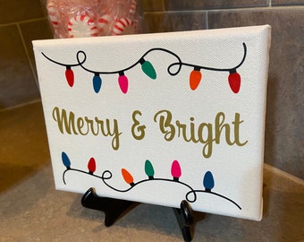 Merry and Bright Christmas Decoration
