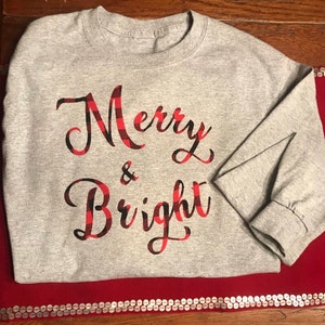 Buffalo Plaid ‘Merry and Bright’ shirt