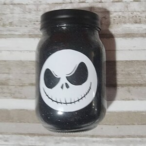 Glitter light mason jar
