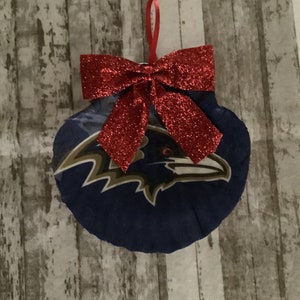 Ravens ornament// shell ornament