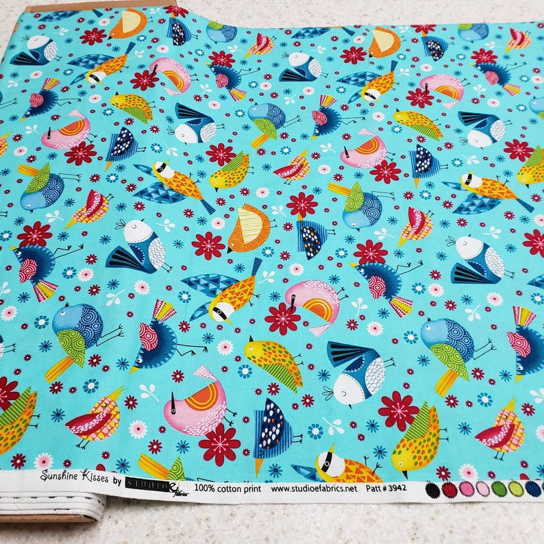 Cotton Fabric Studio E Fabrics Sunshine Kisses