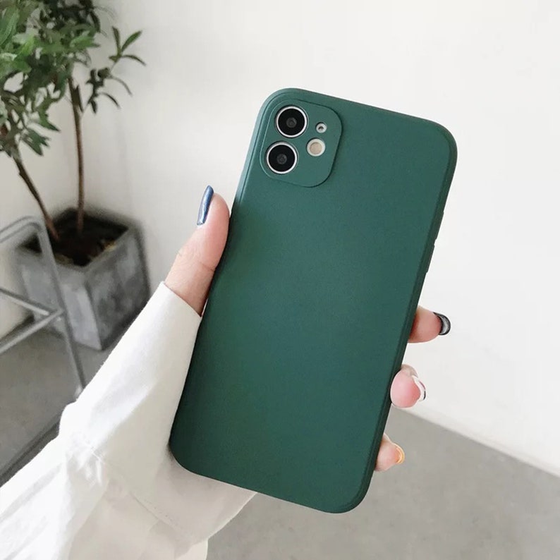 Silicone Matte Rubber iPhone Case iPhone 12 12 Pro Max Etsy