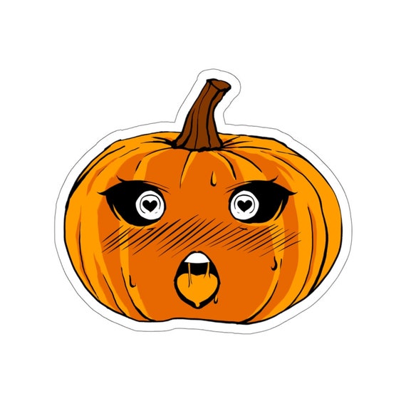 Ahegao Halloween Jack o lantern Pumpkin Sticker Fall Etsy Ahegao Halloween Jack o lantern Pumpkin Sticker Fall Etsy