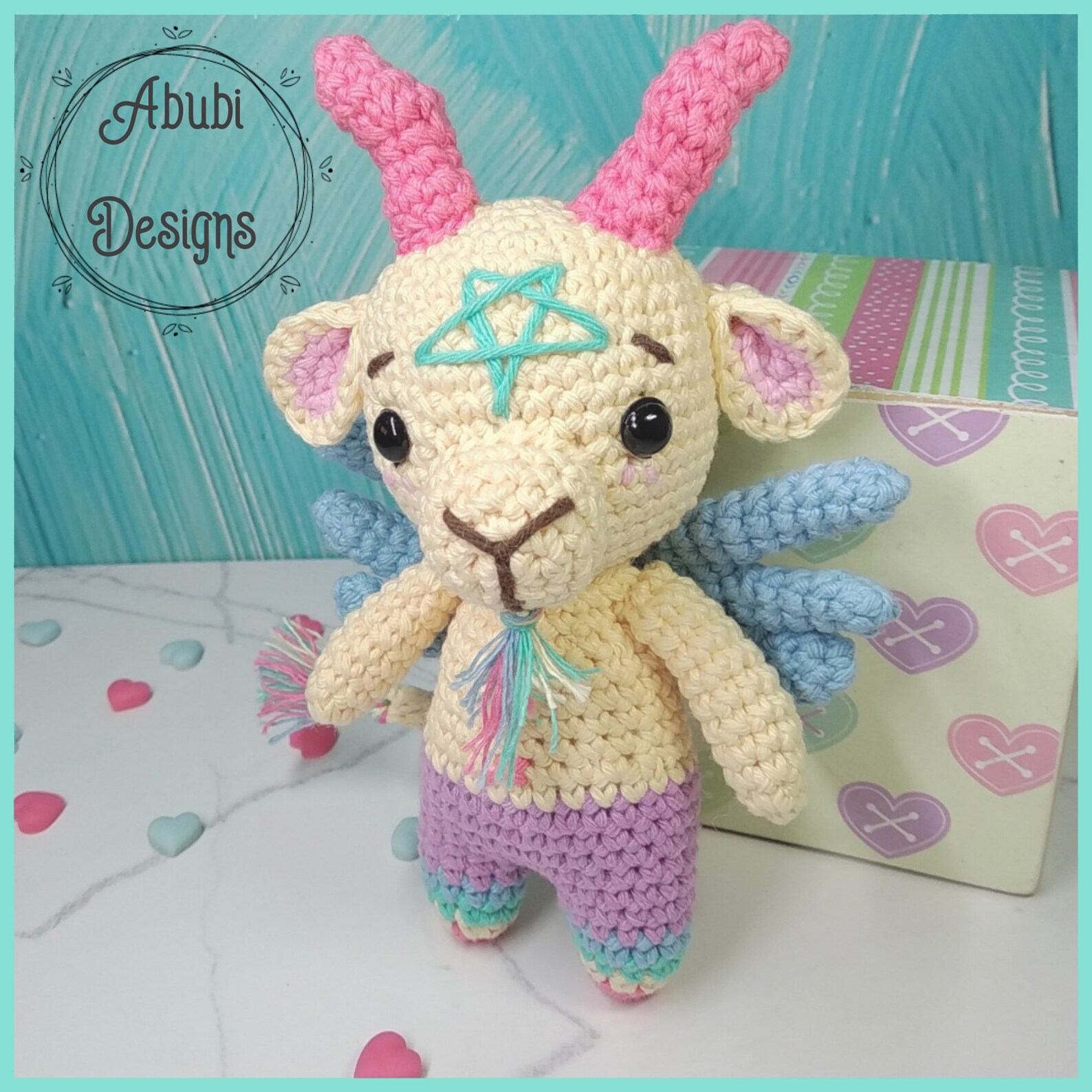 Baphomet Amigurumi Pattern Patrón Baphomet Amigurumi Etsy