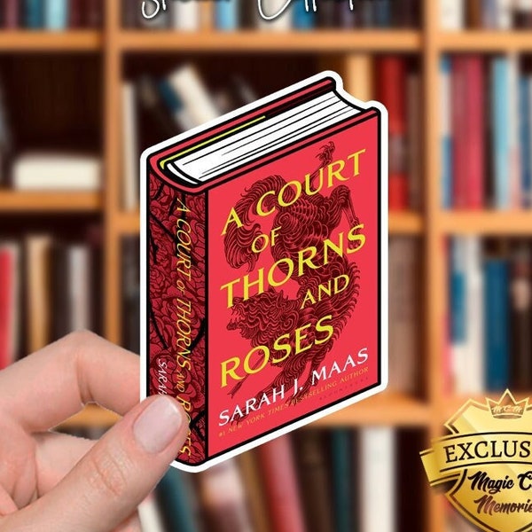 A Court of Thorns and Roses | Mini Book Cover Sticker Collection | MCM Exclusive