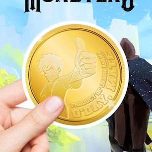 Gold Spirit Coin | He Who Fights With Monsters Sticker | EXCLUSIVE