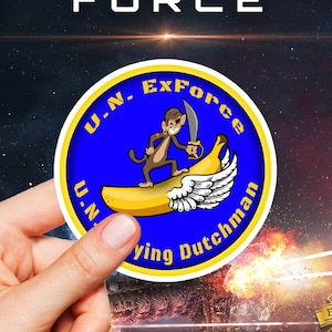 Filthy Monkeys | Expeditionary Force Flying Dutchman Sticker