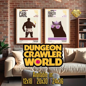 Dungeon Crawler Carl Profile Poster | MCM Exclusive