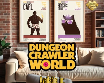 Dungeon Crawler Carl Profile Poster | MCM Exclusive