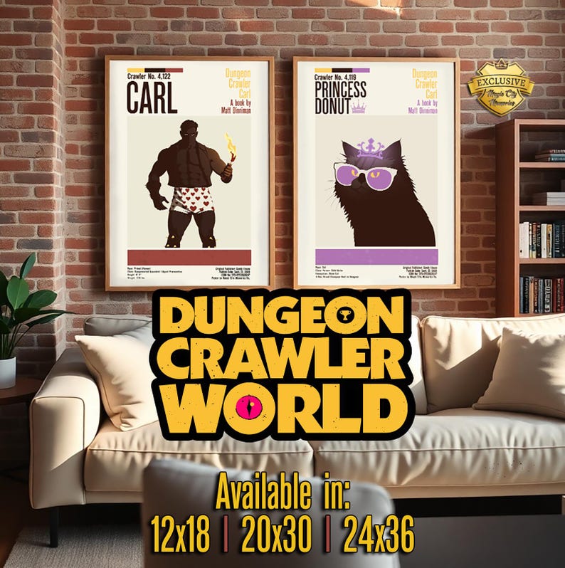 Dungeon Crawler Carl Profile Poster | MCM Exclusive image 1