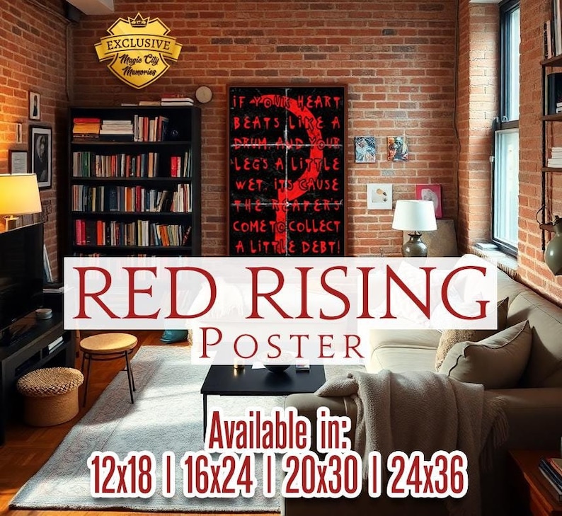 The Reaper's Poem Poster | Red Rising | - Etsy
