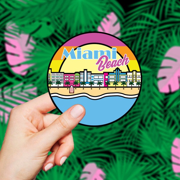 Miami Beach Sticker ORIGINAL