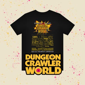 Dungeon Crawler World Tour T-Shirt | Dungeon Crawler Carl | MCM EXCLUSIVE