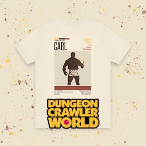 NEW: Carl Crawler Profile T-Shirt | Dungeon Crawler Carl