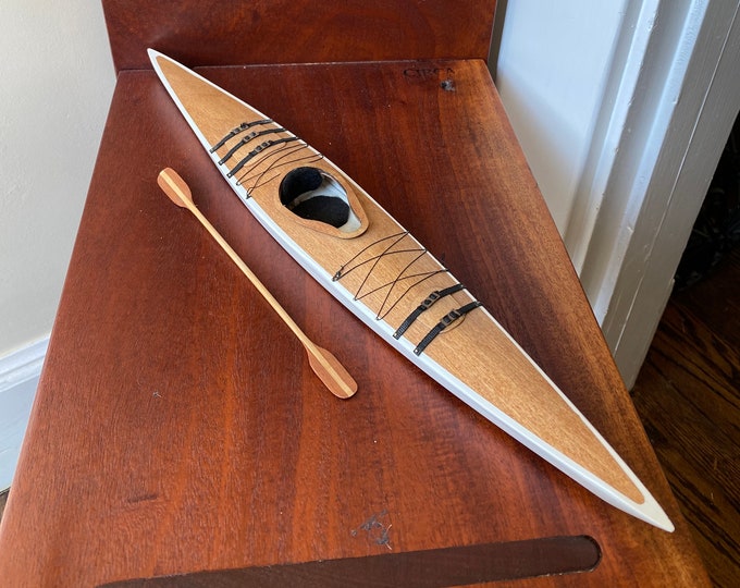 Kayak Model, Handcrafted Fully Assembled, FREE SHIPPING Etsy