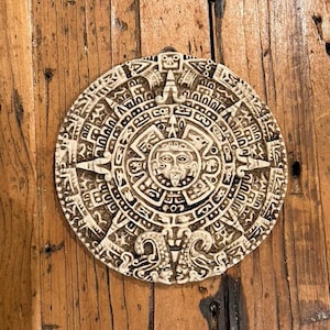 Vintage Mexico Mayan Calendar Wall Hanging, FREE SHIPPING!!