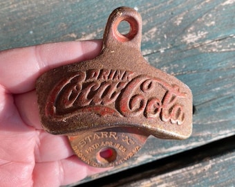Antique Original 1925 Coca Cola STARR Bottle Opener, FREE SHIPPING