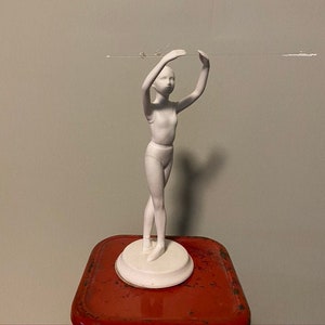 Limited Vintage Porcelain Ballerina, By Artist Brenda Naylor, &#39;Fifth Position&quot;, FREE SHIPPING!!