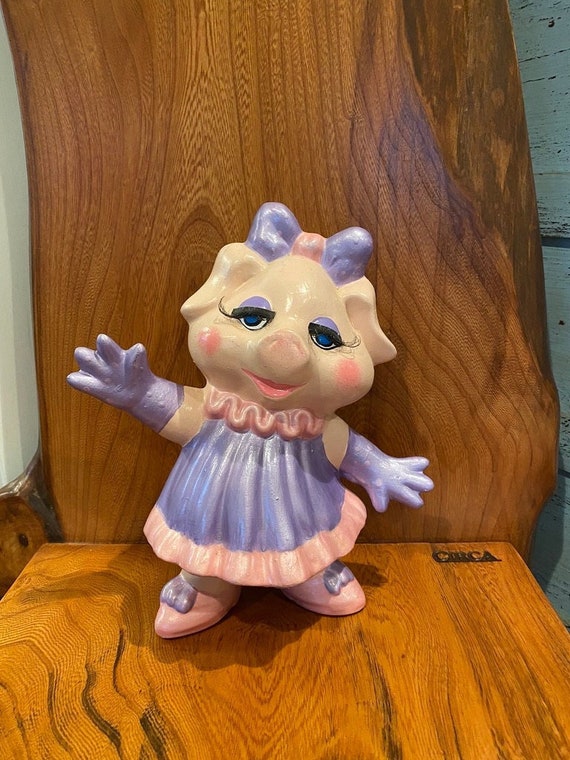Vintage Miss Piggy, Care Inc Ceramics, 1979, FREE SHIPPING
