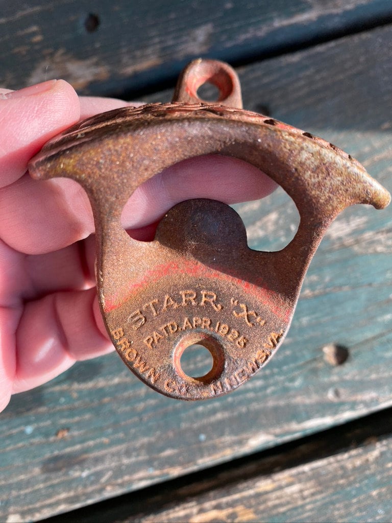 Antique Original 1925 Coca Cola STARR Bottle Opener, FREE SHIPPING