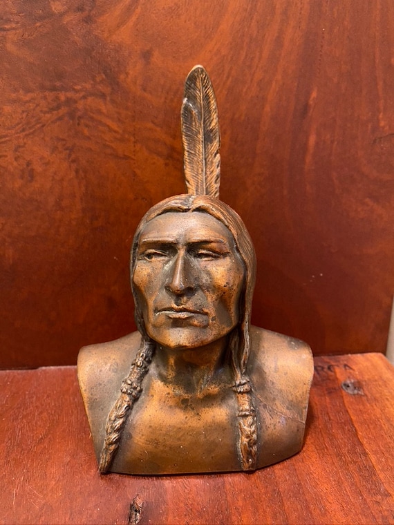 Mid-century 1955 National Shawmut Bank, Native American, FREE