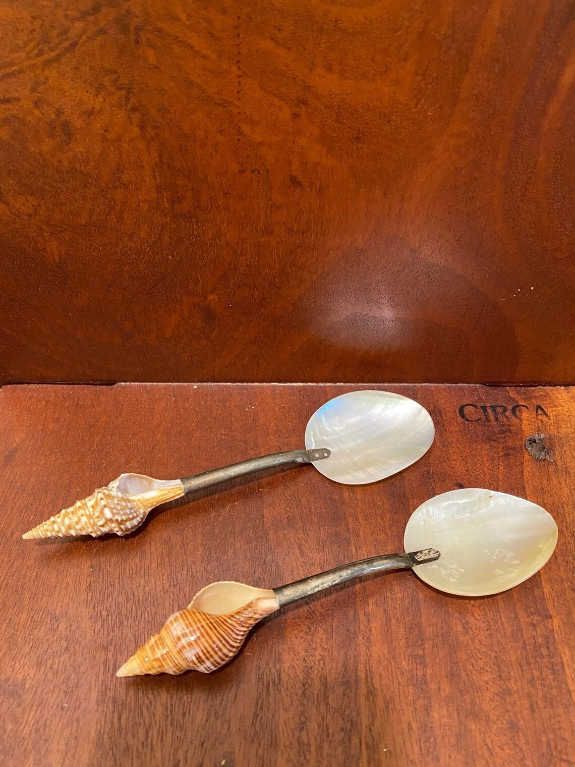 Two Vintage Caviar Mother of Pearl Spoons FREE SHIPPING Etsy