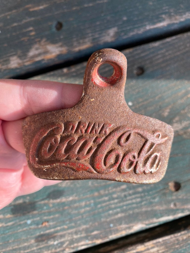 Antique Original 1925 Coca Cola STARR Bottle Opener, FREE SHIPPING