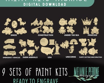 Paint Kit Package SVG Digital Download