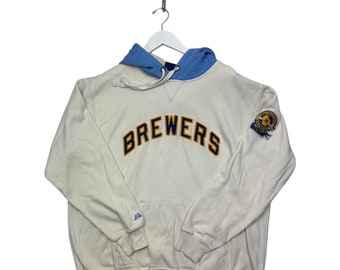 Milwaukee Brewers Spellout Hoodie - (L)