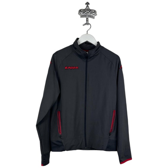 Kappa Red Accent Zip up Medium Etsy Australia