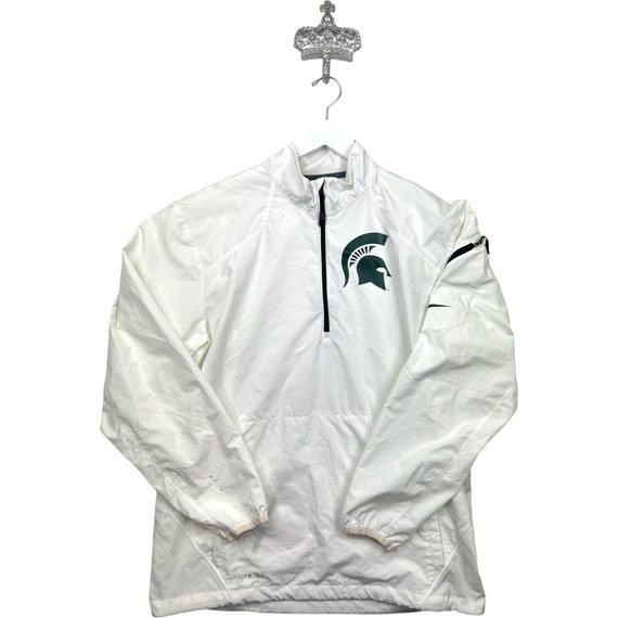 Nike X Michigan State Quarter Zip Windbreaker S Etsy UK